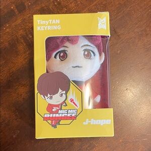 TinyTAN J-hope Keyring - Red and White